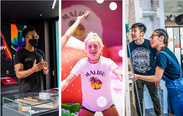 A collage of people posing for the cameraAI-generated content may be incorrect.