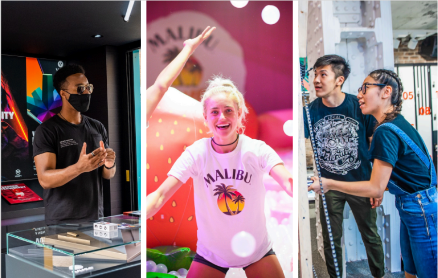 A collage of people posing for the cameraAI-generated content may be incorrect.